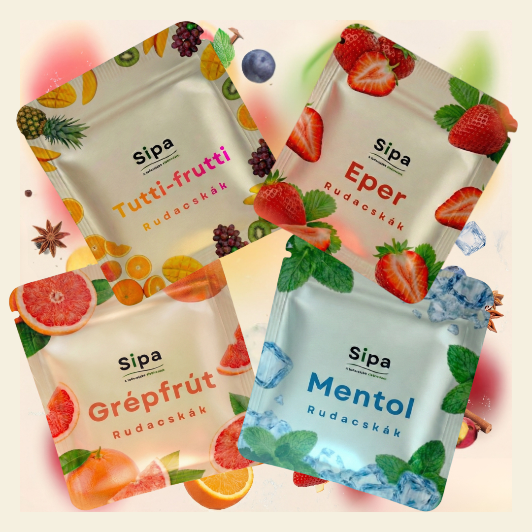 36 Napra Elegendő Rudacskák - Eper, Grépfrút, Tutti-Frutti, Mentol